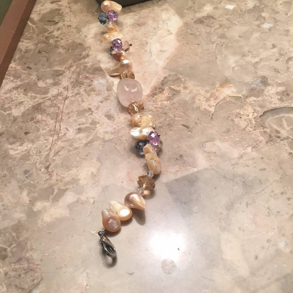 Real Stone Crystal Necklace - Picture 8 of 8